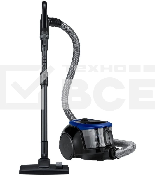 Пылесос Samsung VC18M2110SB/EV синий/черный, 380/1800 Вт, уборка сухой, пылесборник контейнер 1.5 л