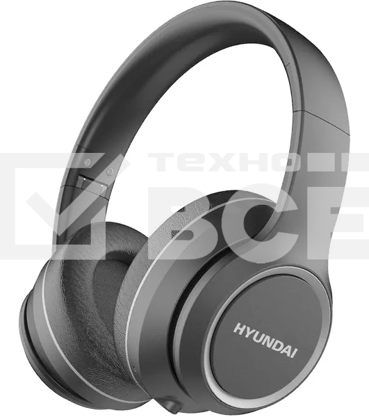 Гарнитура Hyundai H-HP103 черный, беспроводная, Bluetooth, до 6 ч