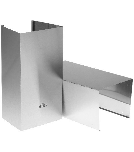 Вытяжка каминная Elikor Вента 60Н-650-К3Д серебристый, 59 см, 650 куб. м/ч, 56 дБ