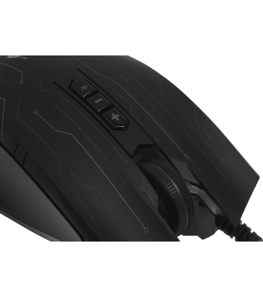 Мышь проводная A4Tech Bloody Q82 черный, 3200 dpi, USB, кнопки - 8