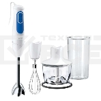 Блендер погружной Braun MQ 3035 WH Sauce 700Вт белый/синий, фото 1
