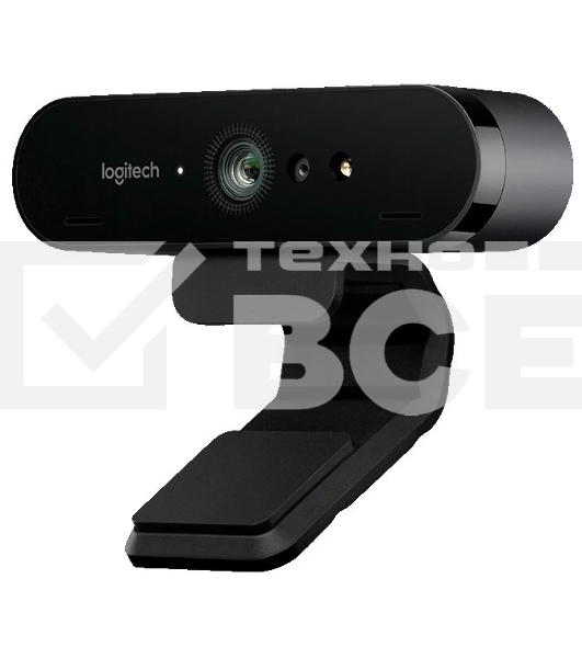 Камера Web Logitech Brio Ultra HD черный 13Mpix (4096x2160) USB3.0 с микрофоном (960-001105/960-001107)