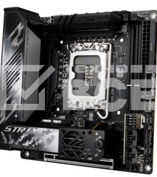 Материнская плата ASUS ROG STRIX Z890-I GAMING WIFI, LGA 1851, Intel Z890, 2xDDR5, 2xSATA, 2xM.2, 1xPCIe 5.0 x16, 1xHDMI, 2xUSB-C Thunderbolt 4, 1xUSB-C 20Gbps, 3xUSB-A 10Gbps, 1xUSB-A 5Gbps, 2xUSB-A 2.0, 1x 2.5Gb LAN, Mini-ITX