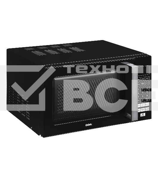 Микроволновая печь BBK 20MWS-779S/B чёрный, 20 л, 700 Вт, переключатели - сенсор