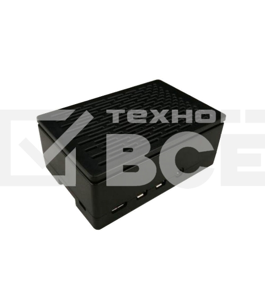 Корпус ACD RA509 Black ABS Case (Install 3010/3007 Fans or 3.5 Inch Touch Screen) for Raspberry PI 4B