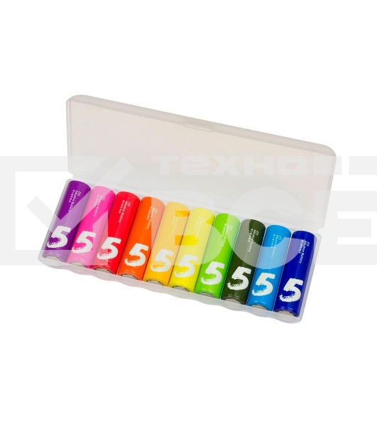 Прочее ZMI Батарейки ZI5 AA501 AA rainbow alkaline battery (10pcs) (ZMKAA501CNCM) 
