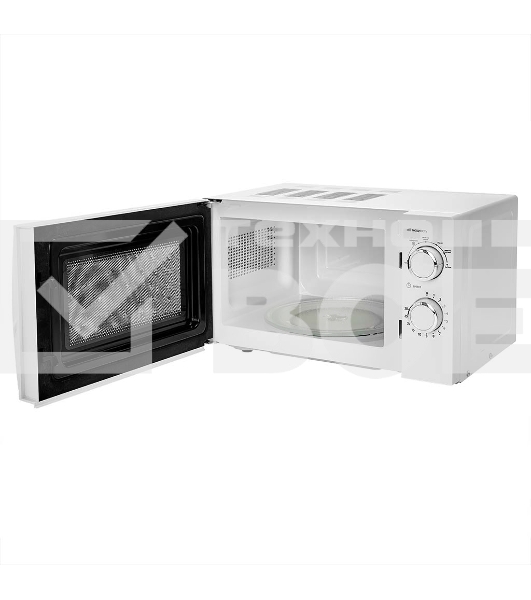 Микроволновая печь DELTA DL-88L20 белый, 20 л, 700 Вт, переключатели - поворотный механизм