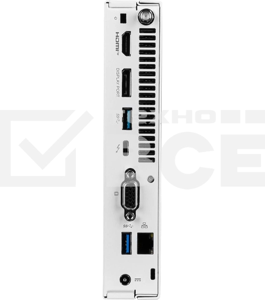 Мини ПК MSI Pro DP10 13M-251RU i5 1340P (1.9) 16Gb SSD 512Gb Iris Xe Win 11Pro 2.5xGbitEth WiFi BT 120W белый (9S6-B0A612-251)