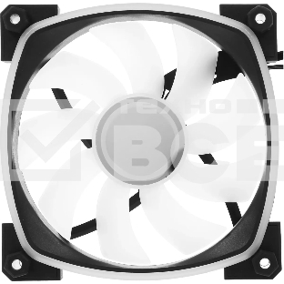 Вентилятор для корпуса Accord ACC-U12 ARGb 120х120x25 черный 4-pin 27дБ (ACC-U12 ARGb BLACK) brown box