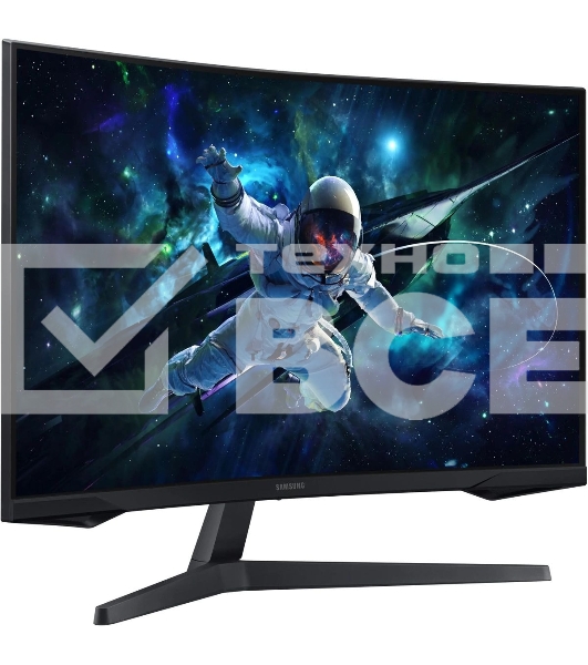 Монитор 32' Samsung S32CG550EI VA 2560x1440, 165 Гц, 1 мс, 16:9, 300 кд/м2, 1xHDMI, 1хDP, изогнутый, черный