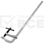 Струбцина Denzel F-образная, 80x400 мм, кованая, фото 1