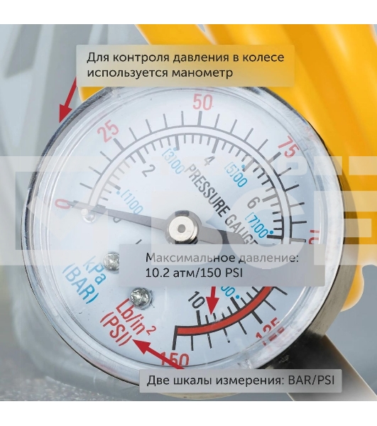 Автомобильный компрессор Starwind CC-300 65л/мин шланг 5м