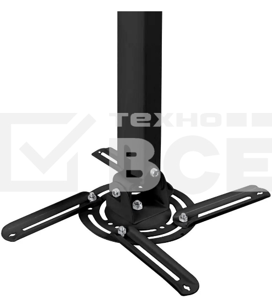 Кронштейн для проектора Buro PR05-B макс.13.6кг потолочный поворот и наклон черный