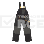 Полукомбинезон профессиональный рабочий Denzel 65% полиэстер 35% хлопок, M, фото6