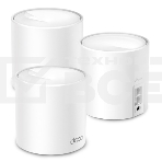 Бесшовный Mesh роутер TP-Link Deco X10 (DECO X10(3-PACK)) AX1500 10/100/1000BASE-TX белый (упак.:3шт), фото 1