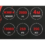 Мышь проводная A4Tech Bloody W70 Max желтый/черный, 10000 dpi, USB, кнопки - 9, фото4