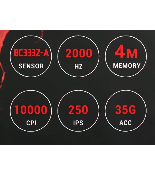 Мышь проводная A4Tech Bloody W70 Max желтый/черный, 10000 dpi, USB, кнопки - 9
