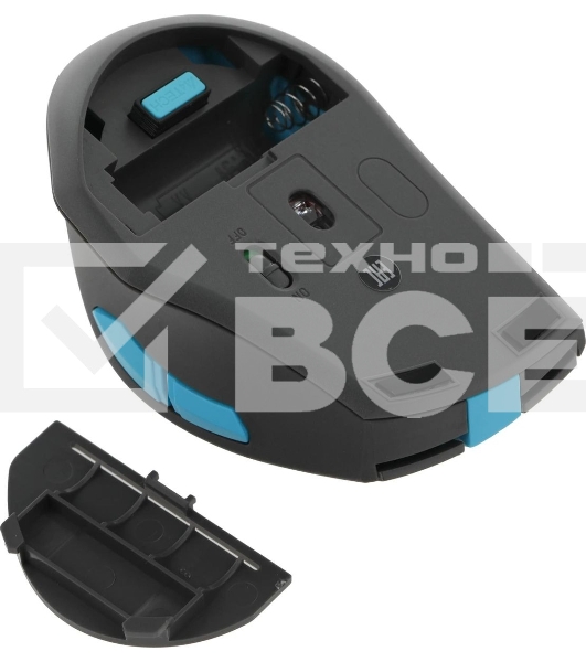 Мышь беспроводная A4Tech Fstyler FG30S серый/синий, 2000 dpi, радиоканал, USB, кнопки - 5