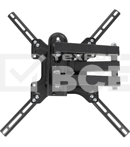 Кронштейн для телевизора Hama R1 118156 черный, 32'-65' макс. 25 кг, настенный, поворотно-выдвижной и наклонный