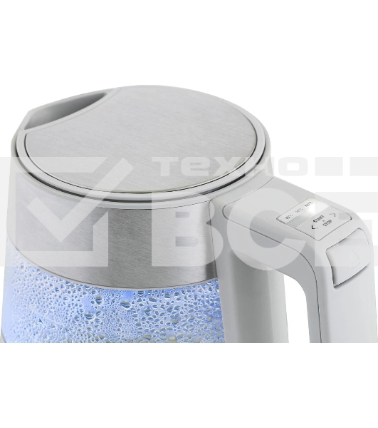 Чайник электрический Haier HK-501 1.7л. 2400Вт серый корпус: стекло/пластик (TD0036930RU)