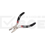 Плоскогубцы Rexant 12-4601 Мини 120 мм, никелированные, авторазжим, обливные рукоятки, фото 1