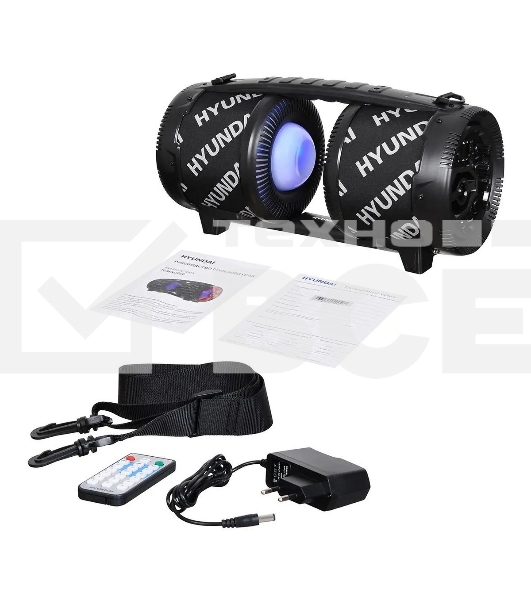 Минисистема Hyundai H-MAC220 черный 45Вт/FM/USB/BT/SD/MMC