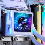 Система жидкостного охлаждения Thermalright Elite Vision 360 (360mm, LED, White, ARGB/Fans: 3x120mm, 69CFM, 27dBA, 2150RPM/Pump height 63mm, Rad thickness 27mm/S: 1700, 1200, 1851, 115X, 2011, 2066, AM5, AM4), фото4