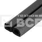 Уплотнитель резиновый Сибртех 6 м, профиль 'D', черный, фото6