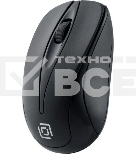 Мышь беспроводная Oklick 675MW черный, 800 dpi, радиоканал, USB, кнопки - 3