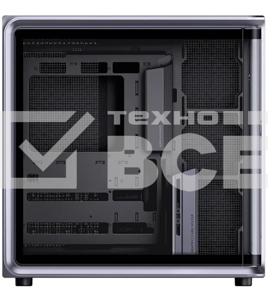 Корпус Jonsbo Jonsplus BO400CG, Midi-Tower, серый