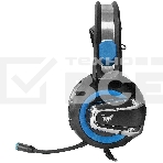 Гарнитура Crown CMGH-3101 чёрный/синий, проводная, подсветка, фото5