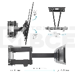 Кронштейн для телевизора Kromax PIXIS-L-2 черный 26