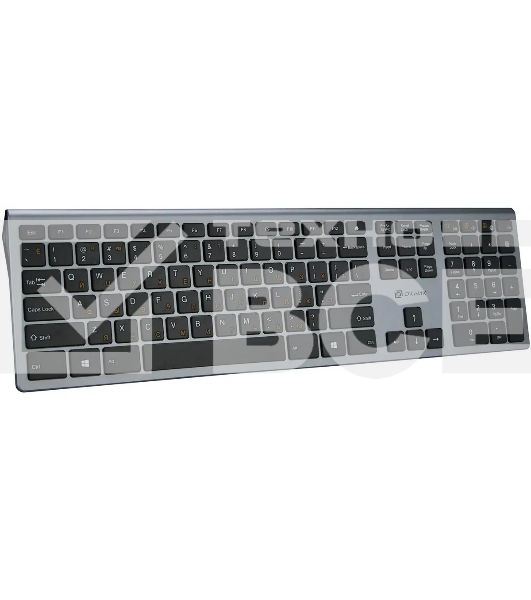 Клавиатура Oklick 890S проводная, USB, серый/черный