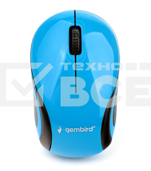 Мышь беспроводная Gembird MUSW-620 синий, 1200 dpi, радиоканал, USB, кнопки - 3