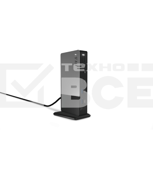 Док-станция MSI USB-C Docking Station Gen 2 / 1xType-C(USB3.2Gen2/DP)/1xType-C USB3.2Gen2/2xType-A USB3.2Gen2/1xType-A USB2.0/1xHDMI2.1/1xDP/1xRJ45/1xComboJack/150W adapter