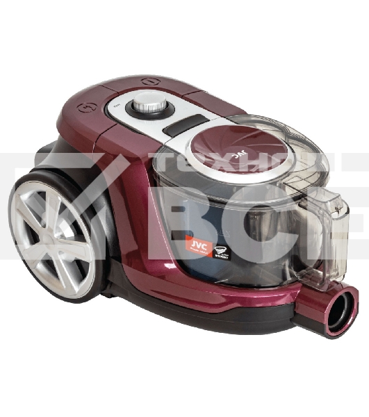 Пылесос JVC JH-VC431 красный, 360/2100 Вт, уборка сухая, пылесборник контейнер, 2.5 л