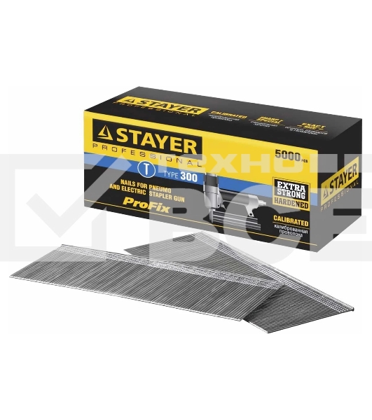 Гвозди для нейлера STAYER 20 мм тип 300, 5000 шт