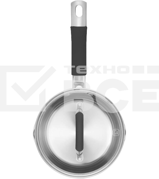 Ковш Rondell Flamme RDS-026, 1.3л, 16см, с крышкой, стальной