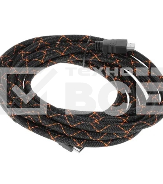 Кабель Rombica CB-ZX50B, HDMI - HDMI, 5м, черный