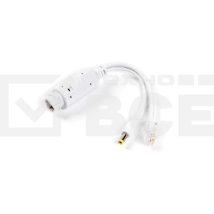 Сплиттер PSE-SP-1A-E v.2 13Вт вход RJ-45 PoE выход RJ-45 Ethernet и DC 12V