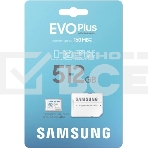 Флеш карта microSDXC 512GB Samsung MB-MC512SA/EU EVO Plus + adapter, фото4