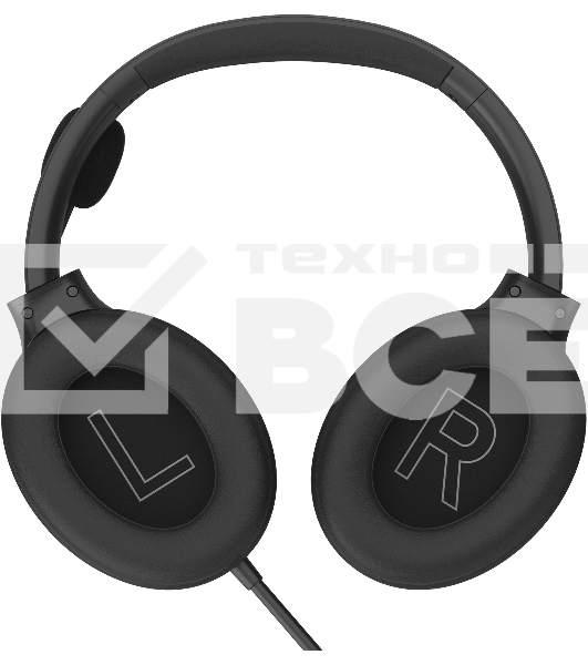 Наушники с микрофоном A4Tech Fstyler FH280U черный 2м мониторные USB оголовье