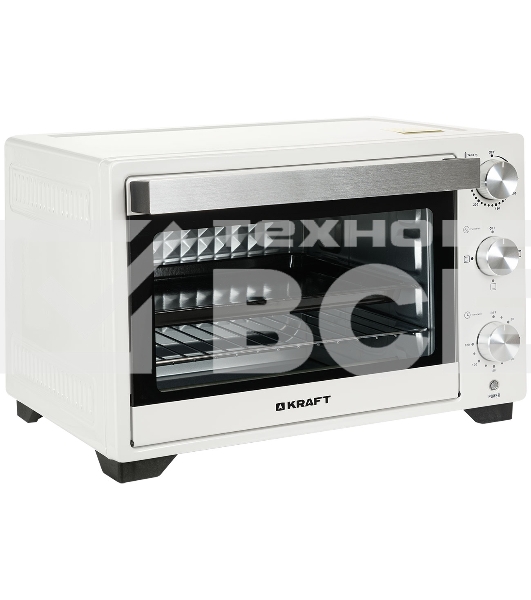 Мини-печь Kraft KFC-MO 250 HW белый, 25 л, 1500 Вт