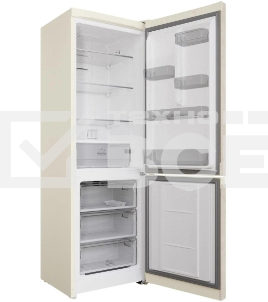 Холодильник Hotpoint HT 5180 AB мраморный двухкамерный 220/78л морозилка снизу, Total No Frost