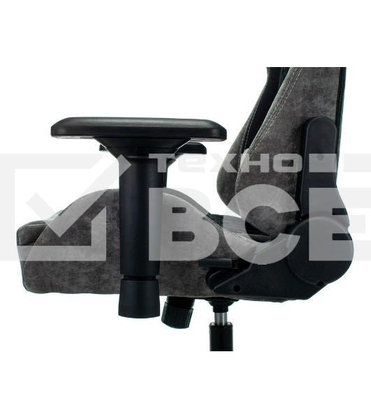 Кресло игровое Бюрократ VIKING 7 KNIGHT B FABRIC черный текстиль/эко.кожа крестовина металл/пластик