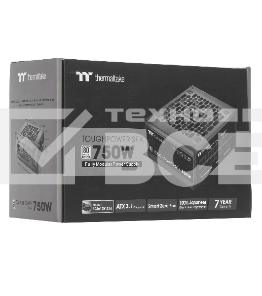 Блок питания Thermaltake SFX 750W Toughpower SFX750 Gen.5 80 PLUS platinum (20+4pin) APFC 90мм fan 8xSATA Cab Manag RTL