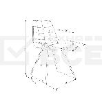 Стул для дома Бюрократ CH-K2_4 комплект 4 шт св. серый Holland 09 металл черный на ножках (CH-K2_1/HL09_4), фото2