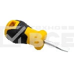 Отвертка шлицевая Deli DL6360381 6х38мм Материал: CR-V. Двухкомпонентная ручка. Хромированная, фото 1