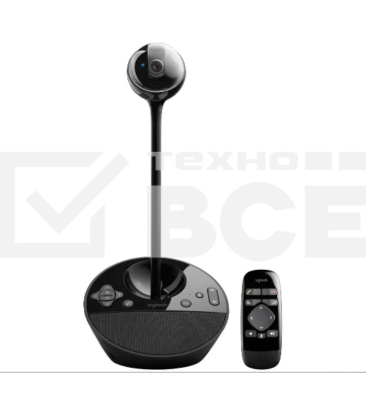 Веб-камера Logitech Conference Cam ВСС950 черный 3Mpix (1920x1080) USB2.0 с микрофоном (960-001005)