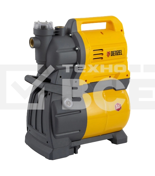 Насосная станция Denzel PSХ1300х-pro 1300Вт 4500л/ч ресивер 24л подъем 48м